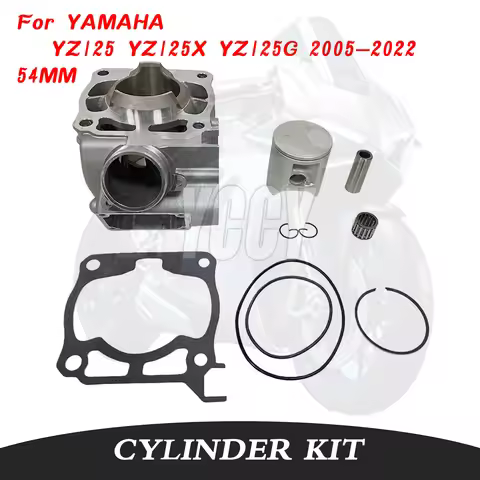 1C3-11311-21-00 54MM Motorcycle Cylinder Kit Piston Ring Gasket Engine Parts For YAMAHA YZ125 YZ 125