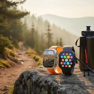 LAXASFIT 2024 Smart Watch T800 Ultra 1.81 HD Display for Calls & Sports Monitoring Alarm