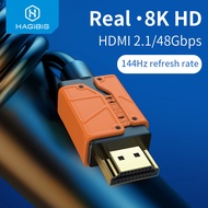 Hagibis HDMI 2.1 2.0สาย48Gbps ความเร็วสูง8K/60Hz 4K/120Hz 144Hz สายดิจิตอล2.0สำหรับ HDTV แล็ปท็อป PS3 PS4 PS5 XBox Projector NS Monitor คอมพิวเตอร์ HDMI To HDMI เชื่อมต่อสายแสดงผลวิดีโอ0.5M 1M 2M 3M 5M 4K HDMI 2.0 1m One