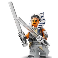 sw1354 Lego Star Wars Ahsoka 75385 - Ahsoka Tano Adult Minifigure w Lightsabers – New