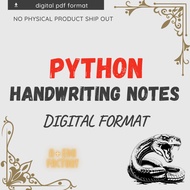 [📚PDF] 4 SETS SCANNED PYTHON HANDWRITING NOTES (EDU) PDF NOTES