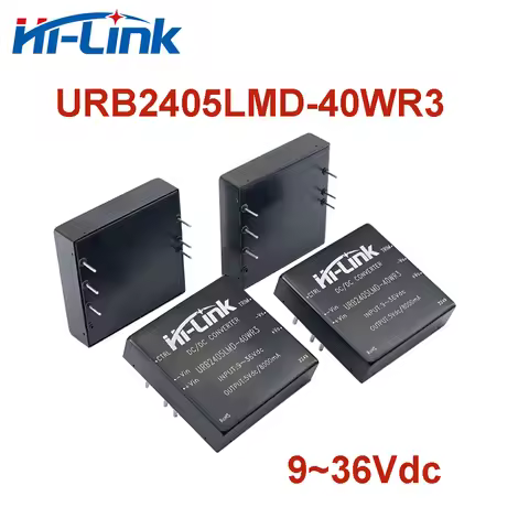 Free Ship Hi-Link Original 9-36Vdc 40W 5V 8A URB2405LMD-40WR3 DC-DC Step-Down Power Supply Module