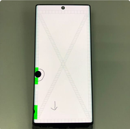 จอ LCD สำหรับ Samsung Galaxy รอยตำหนิแบบจุดและเส้นของแท้10 SM-N970F หน้าจอดิจิตอลสัมผัสหน้าจอ LCD N9