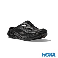 HOKA Ora Recovery Mule 恢復拖鞋 黑女生24c m