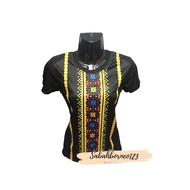 Sumandak Jersey drifit baju etnik tradisional cutting perempuan rungus kadazan murut iban viral sabah sarawak 💥t shirt