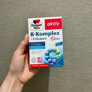 Doppelherz Vitamin B-Complex + Folsaeure Depot Mini-Tabletten Folic Acid - 45 tablets