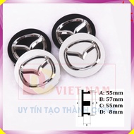 Mazda Logo for rim, rim, wheel diameter 57mm - Product code: MAD57