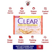 Shampo Clear Anti Ketombe dan Rambut Rontok Sachet 11 ml