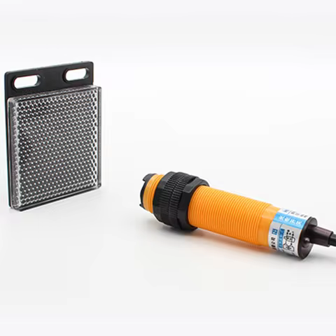 Photoelectric switch sensor M18 5M 10M 10 to 30V DC Retro reflection or Through beam Proximity switc