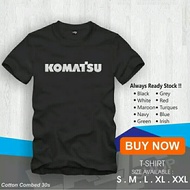 kaos distro komatsu alat berat / baju komatsu premium