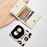 8-Slot PU Leather Card Holder - Cute ID/Passport/Credit Card Organizer