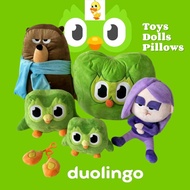 PLUS✨High Quality✨Duolingo Plushy Dolls Owl Duo Lily Bear Falstaff Plushie Toys Flame Plush Bag Pend