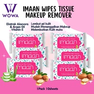 IMAAN WIPES TISSUE MAKEUP REMOVER | IMAAN WIPES TISSUE ARGAN