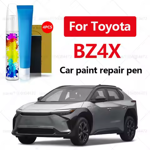 Car Paint Repair Pen For 2022-2023 Toyota BZ4X Paint Scratch Repair Accessories 4PCS Black 202 Silve