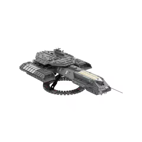 MOC Space Stargateed Movie Atlantised Transport Ship Model SG-1 USS Daedalus Building Blocks Kit Spa