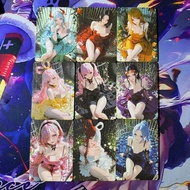 One Piece Goddess Set Card Dragon Card Club Flower Garden Fangzi Set of 9 Collection Cards