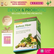 [NEW] KITSUI Belloss Pre + Probiotic 15's x 12g -  Halal Detox Fiber Drink | Sembelit | Prebiotics P