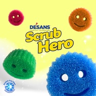 DESANS Scrub Hero – Span Dapur Pelbagai Guna Tidak Berbau & Tidak Mencalarkan