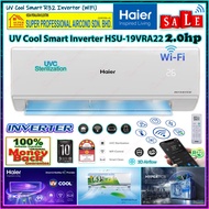 Haier 2.0hp Inverter Air Conditioner HSU-19VRA22 (WiFi) UV Cool Smart R32 5 Star Energy Rating Inverter Aircond ((UVC Sterilization))