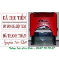 Khắc dấu theo yêu cầu - Con Dấu Liền Mực Dấu 1 Dòng khắc theo yêu cầu.