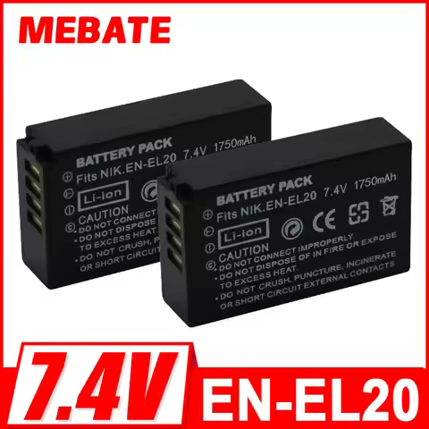 1750mah EN-EL20 EN EL20 EN EL20a Camera Battery for Nikon Coolpix P950 P1000 Nikon1 J1, J2, J3 Nikon