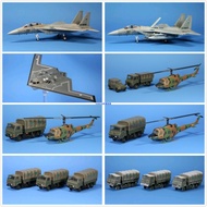 TAKARA Midnight Eagle 1/144 Truck/UH1 Huey Helicopter/F15 Fighter/B2 Bomber Brand New Limited Editio