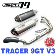 Project79 Exhaust Yamaha Tracer9GT V3 Full System Manifold Stainless Steel Tracer 9GT V4 Muffler Mot