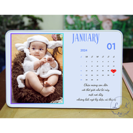 Ảnh Tráng Gương để bàn/ treo tường 15x21 thiết kế lịch theo yêu cầu