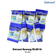 Entrasol Rasa Vanilla Kemasan Renceng Isi 10sachet Susu Lansia / Susu Untuk Tulang