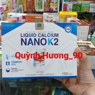 LIQUID CALCIUM NANO K2 pills 100 pills help strengthen bones