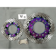 Y15ZR Racing Disc Plate Titanium 5Lubang (Rapido) Original