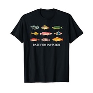 Spot Cotton T-Shirts Rare Fish Investor Funny For Men Women T-Shirt Fast Shipping 4Xl , 5Xl , 6Xl 【D