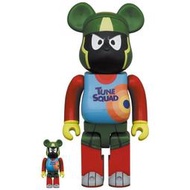 ~熊貓熊~全新 Bearbrick 400% &amp; 100% 怪物奇兵 MARTIAN 火星人 馬文