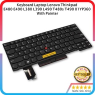 Lenovo Thinkpady E480 E490 L380 L390 L490 T480s T490 01YP360 Laptop Keyboard With Pointer
