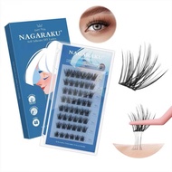 (ร้านในไทย)ขนตาปลอมแบบช่อมีกาวในตัว Nagaraku Self-Adhesive DIY Lashes Fairy Style#Nagaraku แท้100%#ส