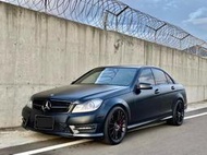 2012 Benz C250 1.8 消光黑#強力過件9 #強力過件99%、#可全額貸、#超額貸、#車換車結清