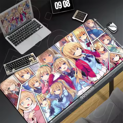 Classroom Of The Elite Cute Girl Kei Karuizawa Gaming Mouse Mat PC Rubber Accessories XXL Notebook H