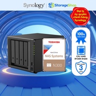Combo Synology DS925+ storage device with 1 Toshiba N300 HDD - Genuine product