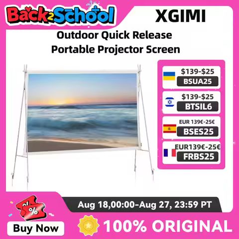 XGIMI Outdoor Quick Release Portable Projector Screen For XGIMI Play 5 / MOGO 3 PRO For Long Focus P
