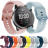 For Samsung Galaxy Watch Active Gear Sport S2 Classic Official Silicone Strap Color Buckle Sports Wristband Soft Non-cracking Long Service Life
