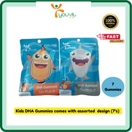Youvit Kids DHA Gummies Assorted (7's) | 28g | EXP: 02/27| Kids Gummies | DHA Gummies | Brain Develo
