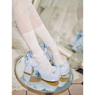 Princess Style Round Toe lolita High Heels Waterproof Platform Thick Heel Cute Sweet Japanese lolita