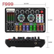 2024 Upgraded F999 F 998 BM800 Mic Mixer Sound Card Audio Mixing Console Amplifier For PC CellPhone