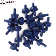 WONDER 20Pcs Set Check Valve, Plastic Blue Aquarium Check Valve, Durable Unidirectional 4mm Barb One