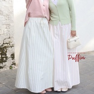 [Hi Bonie] Stripe Skirt Puffin Collection