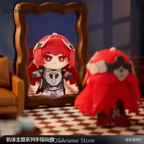 Official GRAY RAVEN：PUNISHING Lee Selena Vera Cartoon 9cm Keychain Bag Pendant Cosplay Anime Finger 
