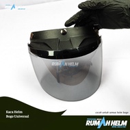 Bogo Helmet Visor Universal, Classic, Retro, Cargloss, Hbc, etc.SMOKE