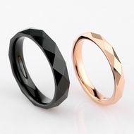 GIUMKA Multi-Cut Face Ring.tungsten Steel Pair Ring|Customized Engraving.mr22021