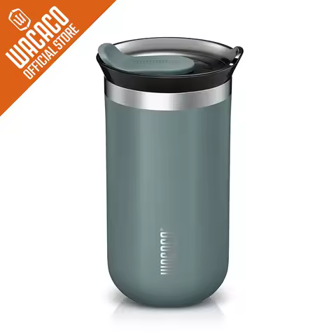 WACACO Octaroma Vacuum Insulated Coffee Mug, Double-wall Stainless Steel Travel Tumbler, 6/10/15 fl 