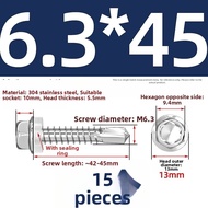 TIANZHUOJINSHU | Hardened Galvanized Self-Drilling Self-Tapping Screw M4.8